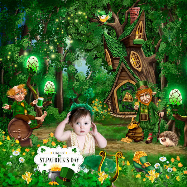 Kit Happy St Patrick Day by KittyScrap - Click Image to Close
