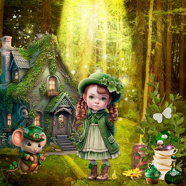 kit happy st patrick by kittyscrap (AI) - Click Image to Close