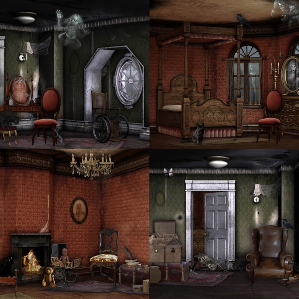 collection haunted room by kittyscrap - Click Image to Close