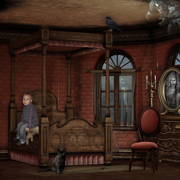 kit haunted room by kittyscrap - Click Image to Close