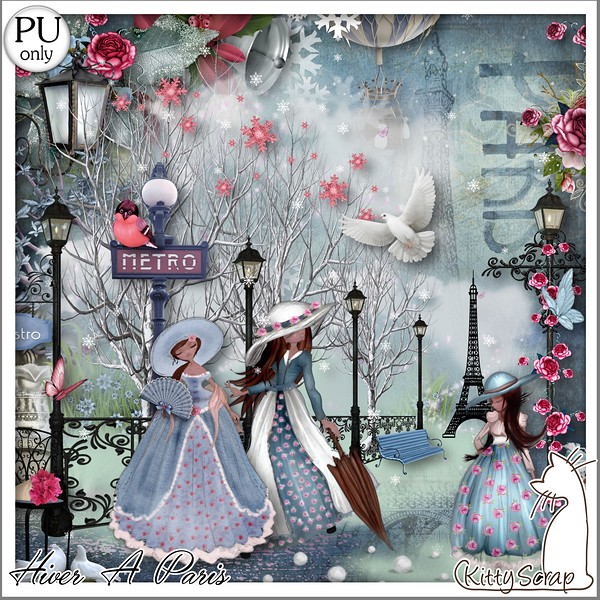 kit hiver a paris by kittyscrap - Click Image to Close