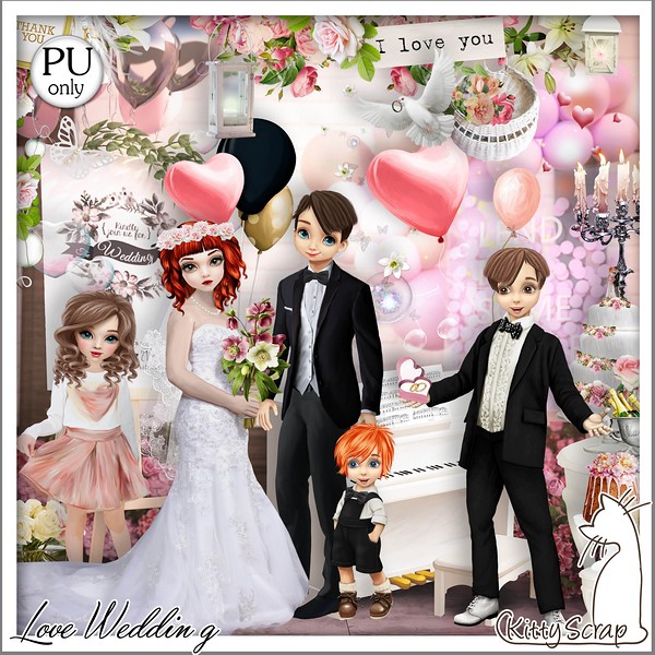 Kit Love wedding by kittyscrap - Click Image to Close