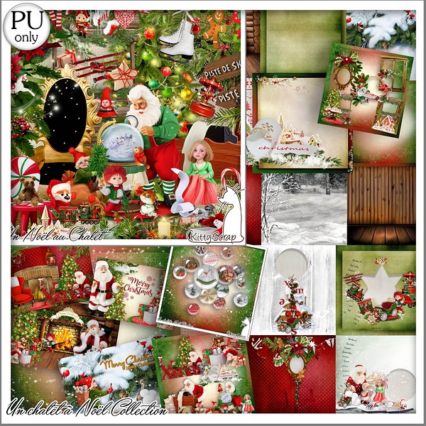 Collection un noel au chalet by kittyscrap - Click Image to Close