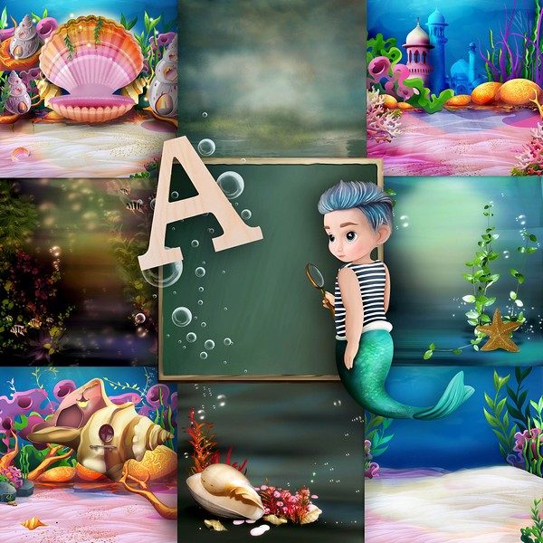 kit school under the sea by kittyscrap - Click Image to Close