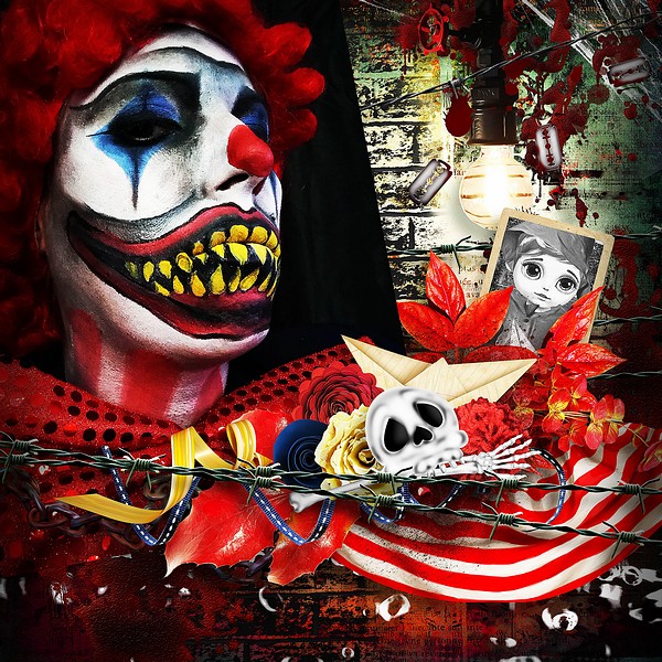 kit the bad clown by kittyscrap - Click Image to Close