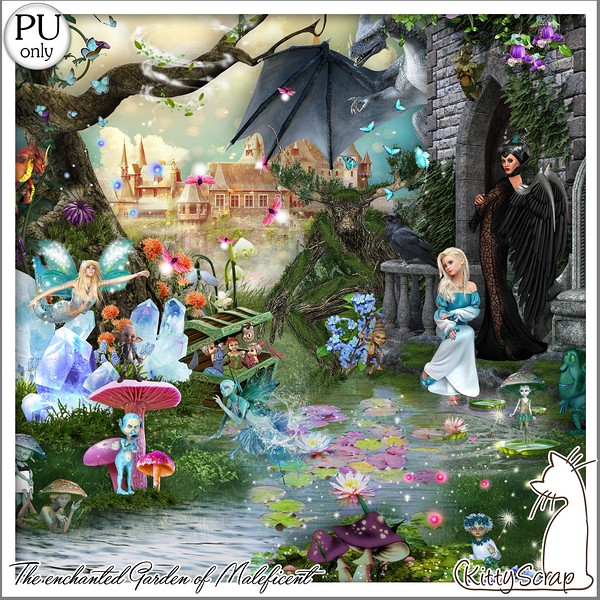 Kit The enchanted garden of Maleficent by KittyScrap - Click Image to Close