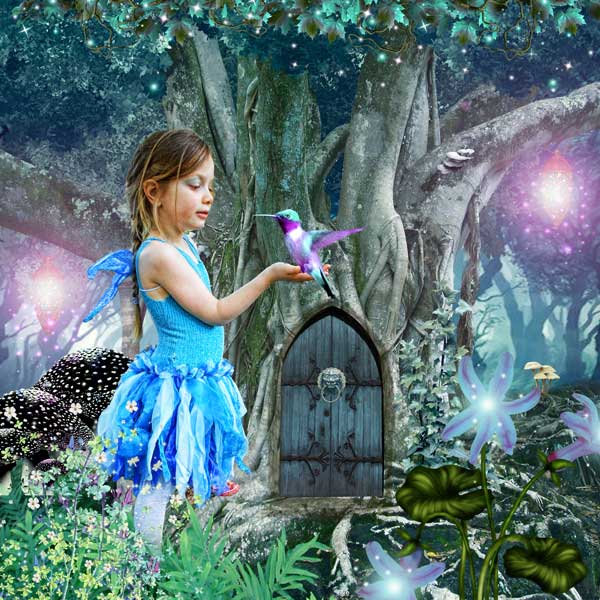 mini kit the fairies of the forest by kittyscrap - Click Image to Close
