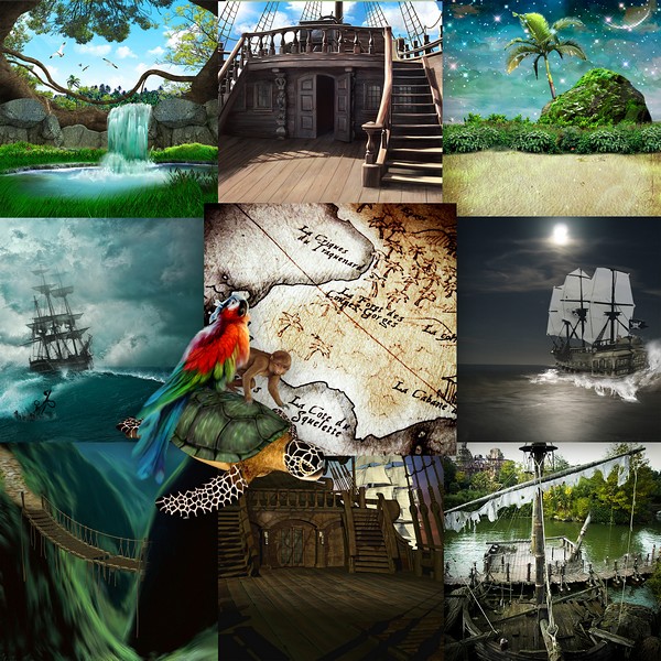 Kit The pirate & the mystery of the fountain by kittyscrap - Click Image to Close