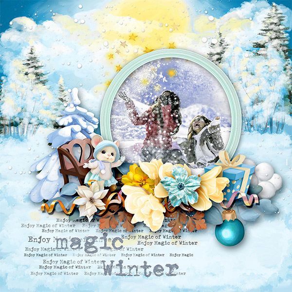 Collection winter with our little friends from home - Click Image to Close