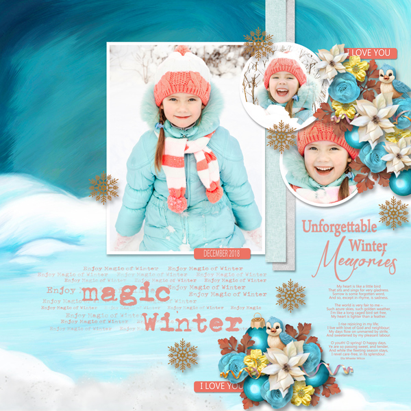 kit winter with our little friends from home by kittyscrap - Click Image to Close