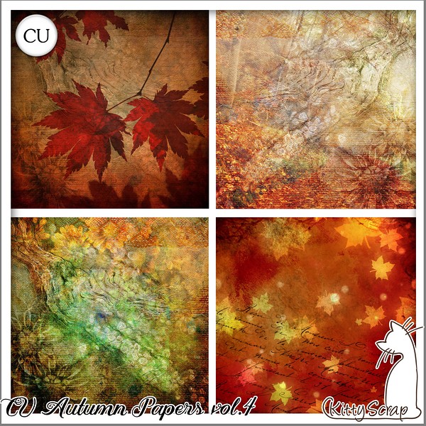 CU autumn papers vol.4 by kittyscrap - Click Image to Close