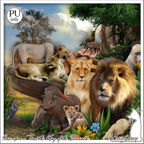 Kit Once upon a time the king of the savannah by kittyscrap - Click Image to Close