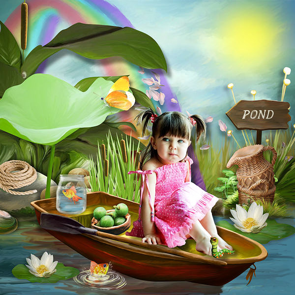 Tea Party at the Pond Kit (FS/PU) - Click Image to Close