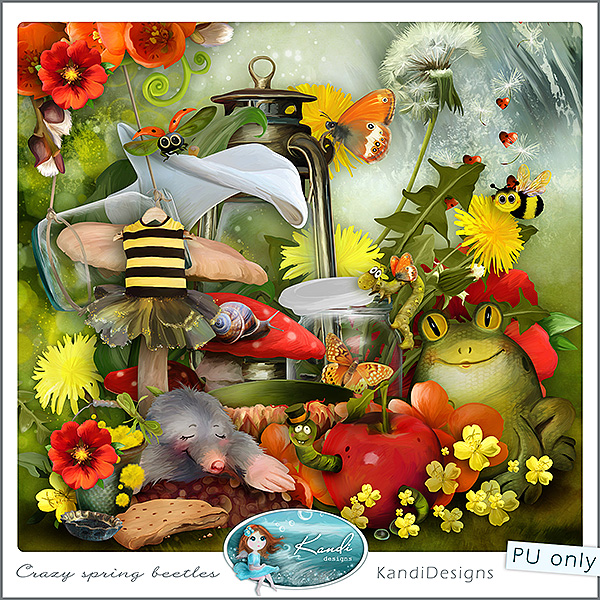 Crazy Spring Beetles Kit (FS/PU) - Click Image to Close