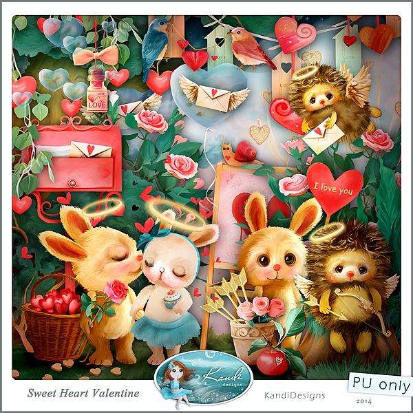 Sweet Heart Valentine Kit (FS/PU) - Click Image to Close