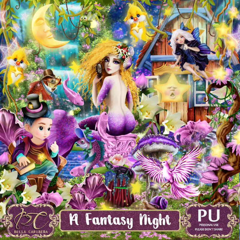 A Fantasy Night (TS-PU) - Click Image to Close