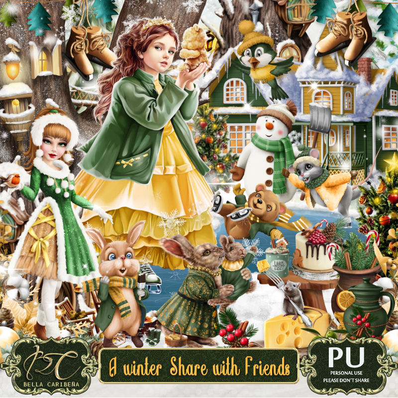 A Winter share with friends (TS-PU) - Click Image to Close