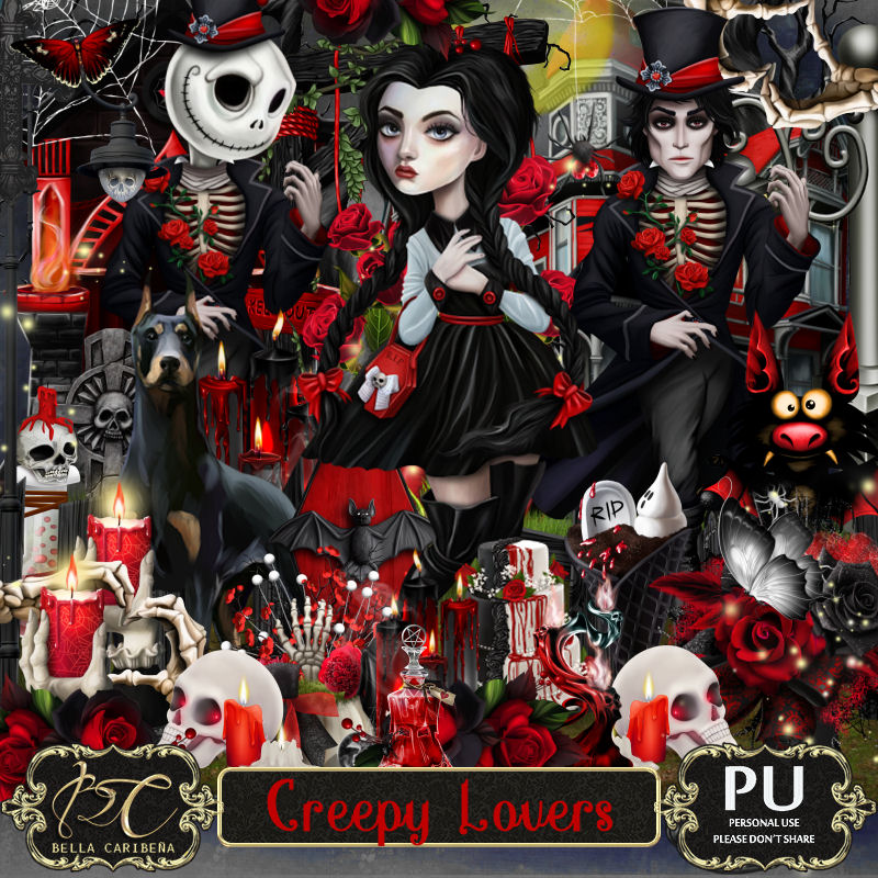 Creepy Lovers (TS-PU) - Click Image to Close