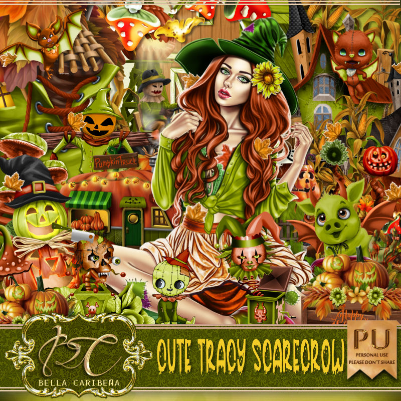 Cute Tracy Scarecrow (TS-PU) - Click Image to Close
