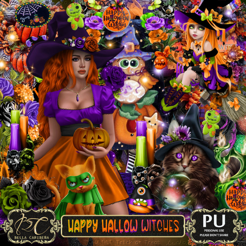 Happy Hallow Witches (TS_PU) - Click Image to Close