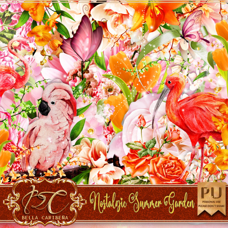 Nostalgic Summer Garden (TS-PU) - Click Image to Close
