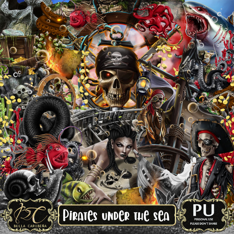 Pirates under the sea (TS-PU) - Click Image to Close