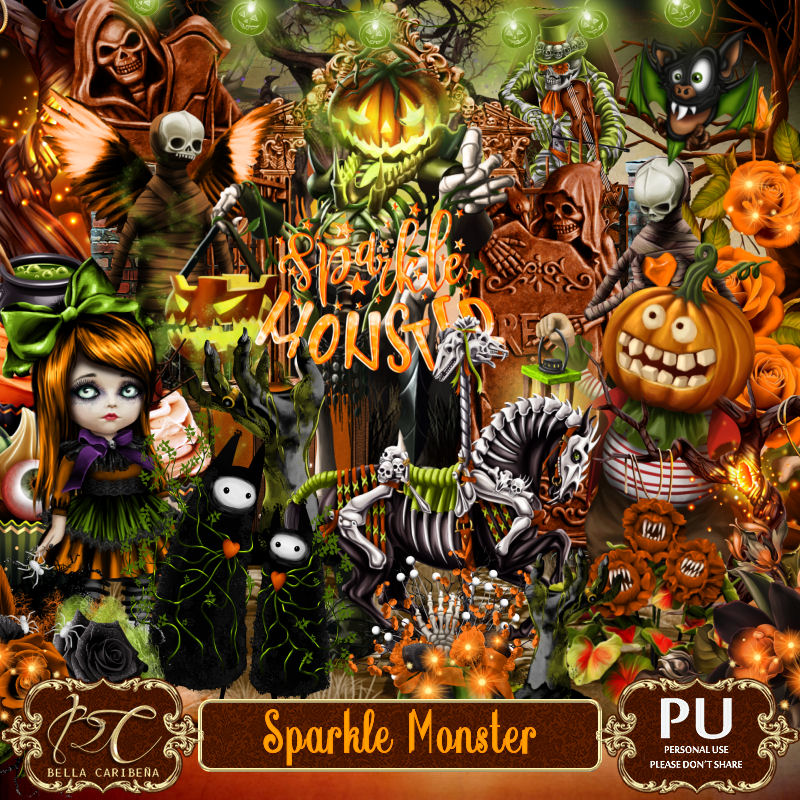 Sparkle Monster (TS-PU) - Click Image to Close