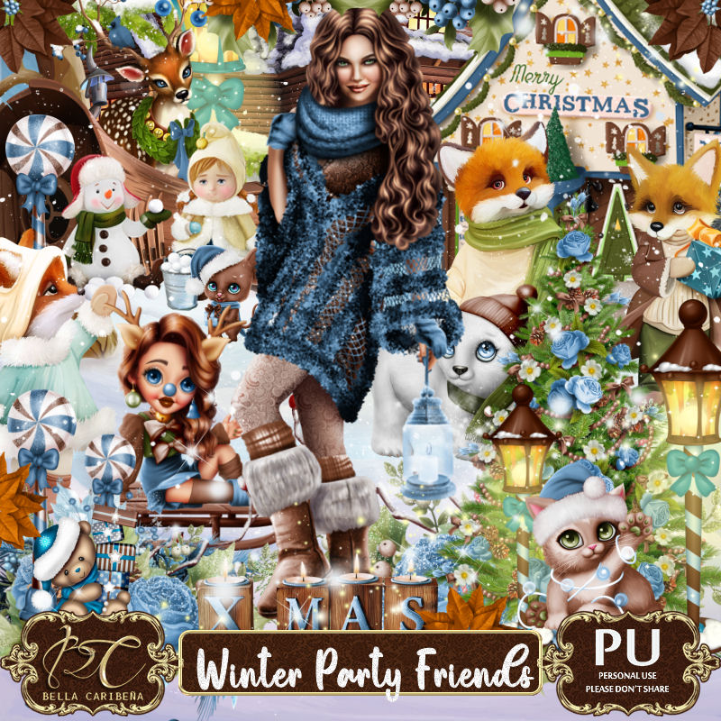 Winter Party Friends (TS-PU) - Click Image to Close