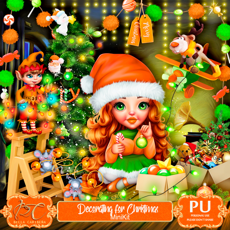 Decorating for Christmas (TS-PU) - Click Image to Close