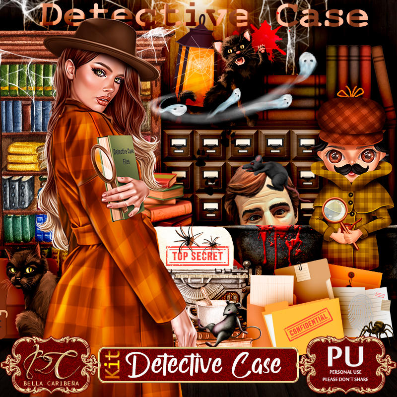 Detective Case (TS-PU) - Click Image to Close