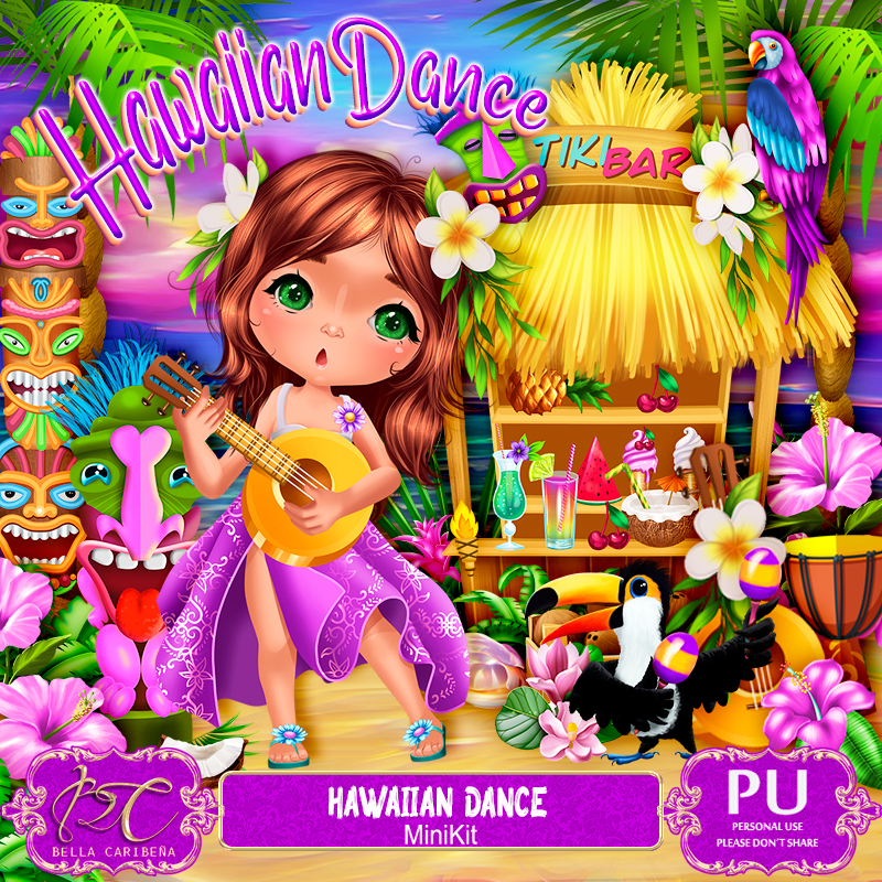 Hawaiian Dance (TS-PU) - Click Image to Close