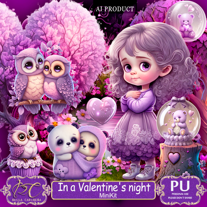 In a Valentine night (TS-PU_AI) - Click Image to Close