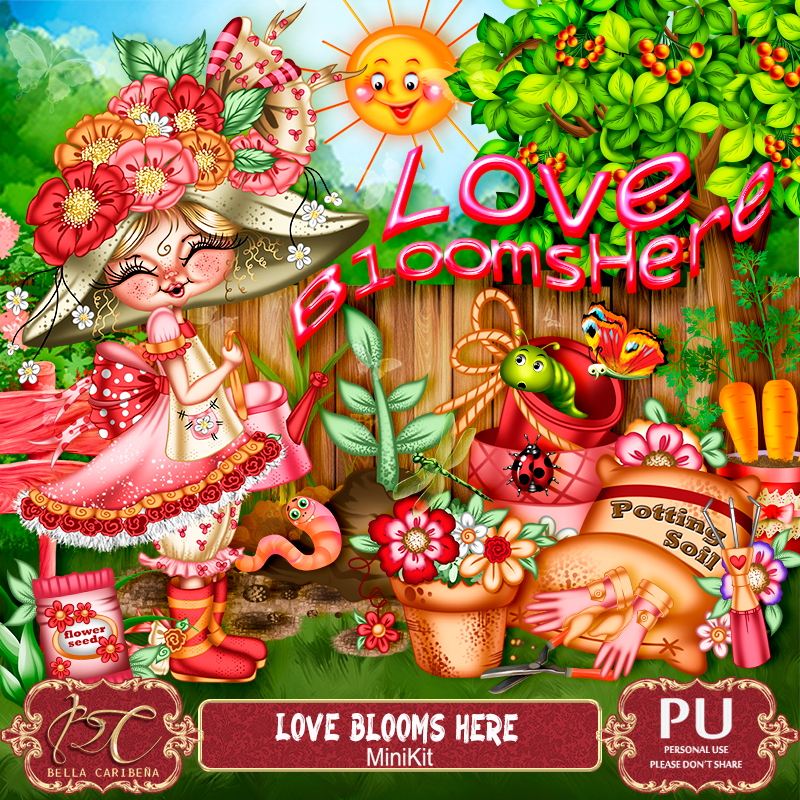 Love Blooms Here (TS-PU) - Click Image to Close