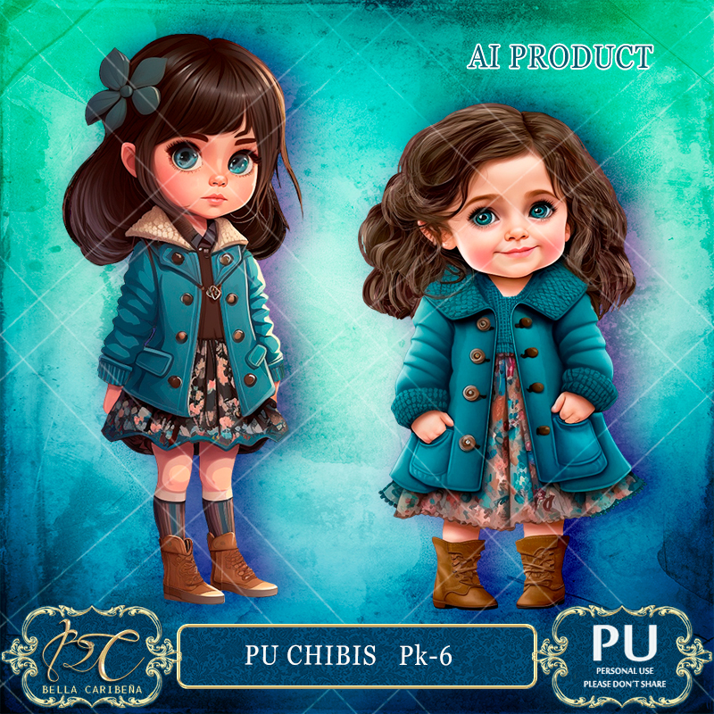 Chibis Pk 6 (FS-PU) - Click Image to Close