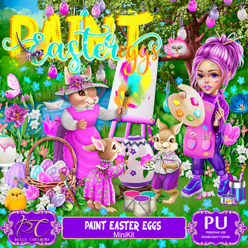 Paint Easter Eggs (TS-PU) - Click Image to Close