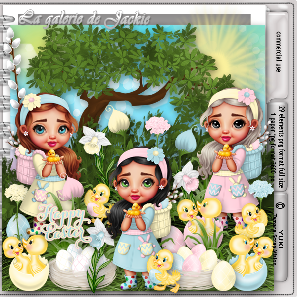 GJ-CU Adorable Easter Duck 3 FS - Click Image to Close