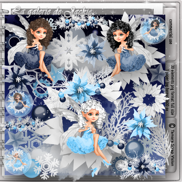 GJ-CU Snowflake Fairy 3 FS - Click Image to Close