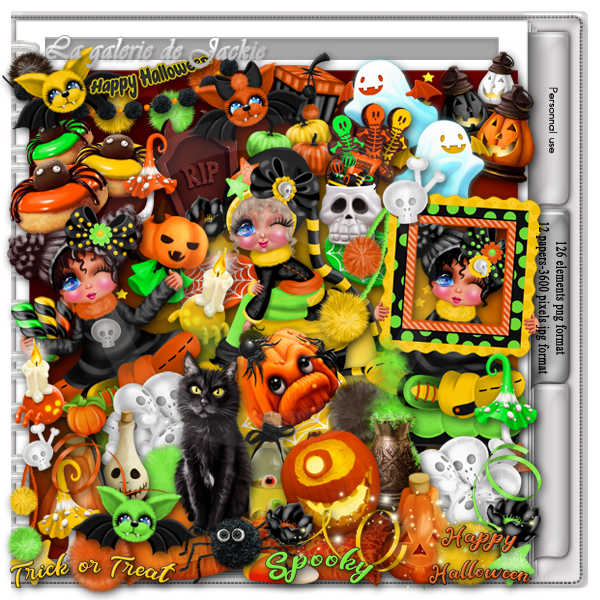 GJ-PU Kit Halloween Cuties FS - Click Image to Close
