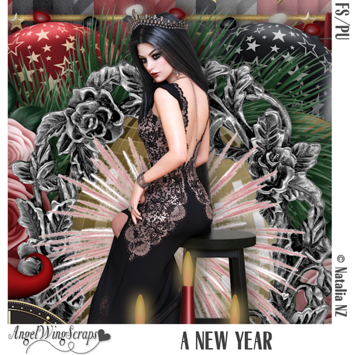 A New Year Page Kit (FS/PU) - Click Image to Close