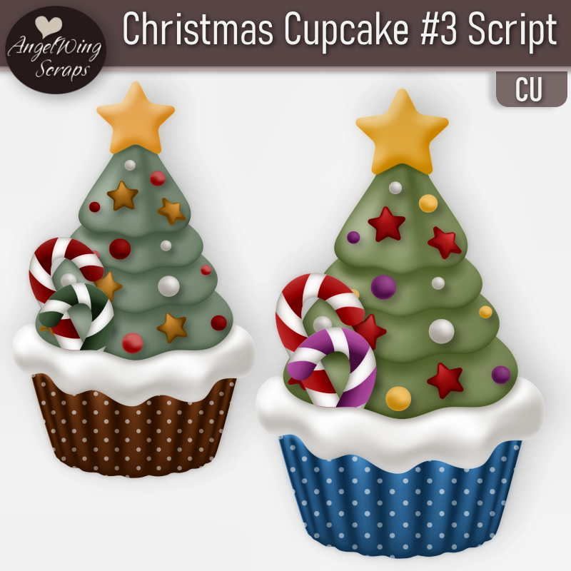 Christmas Cupcake #3 Script (FS/CU) - Click Image to Close