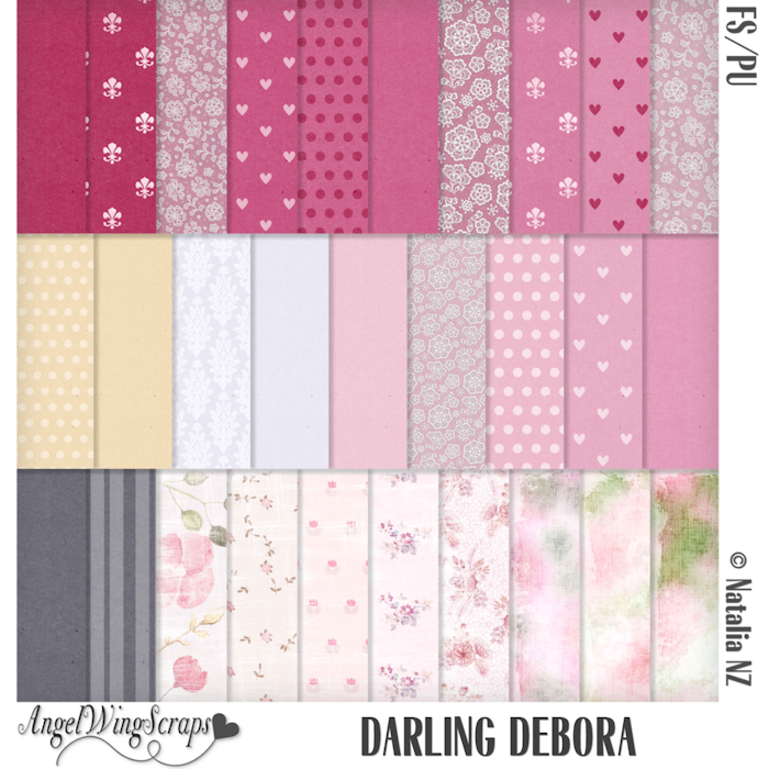 Darling Debora Page Kit (FS/PU) - Click Image to Close