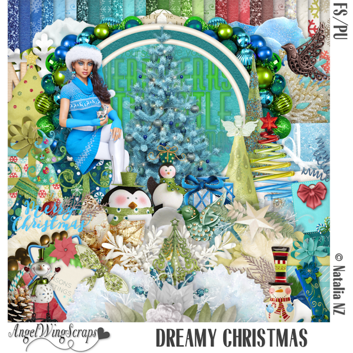 Dreamy Christmas Page Kit (FS/PU) - Click Image to Close