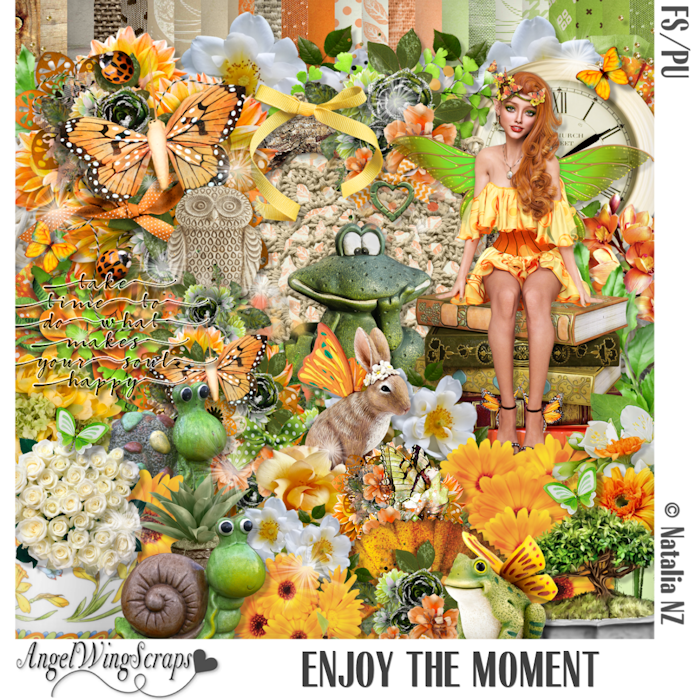 Enjoy the Moment Page Kit (FS/PU) - Click Image to Close