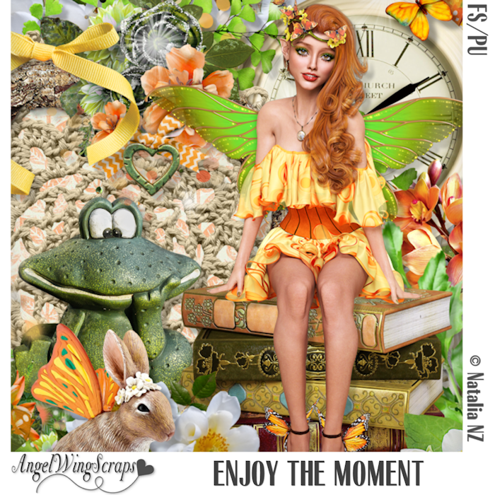 Enjoy the Moment Page Kit (FS/PU) - Click Image to Close