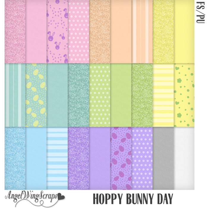 Hoppy Bunny Day Page Kit (FS/PU) - Click Image to Close