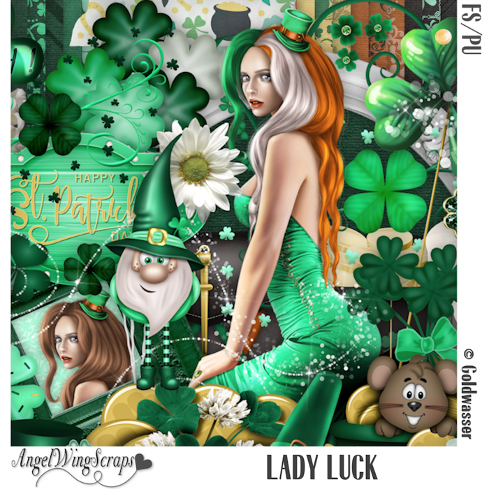 Lady Luck Page Kit (FS/PU) - Click Image to Close