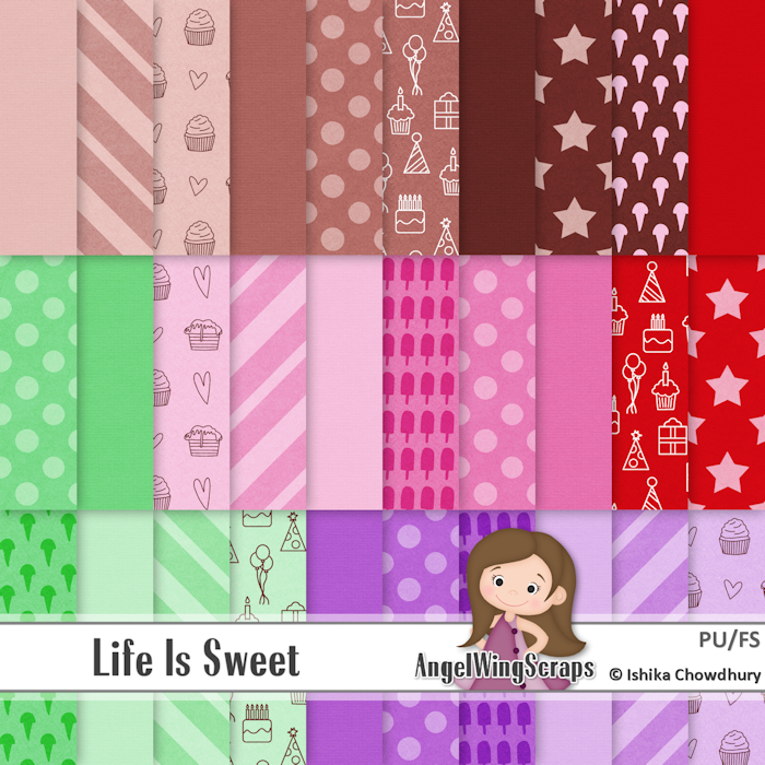 Life Is Sweet Page Kit (FS/PU) - Click Image to Close