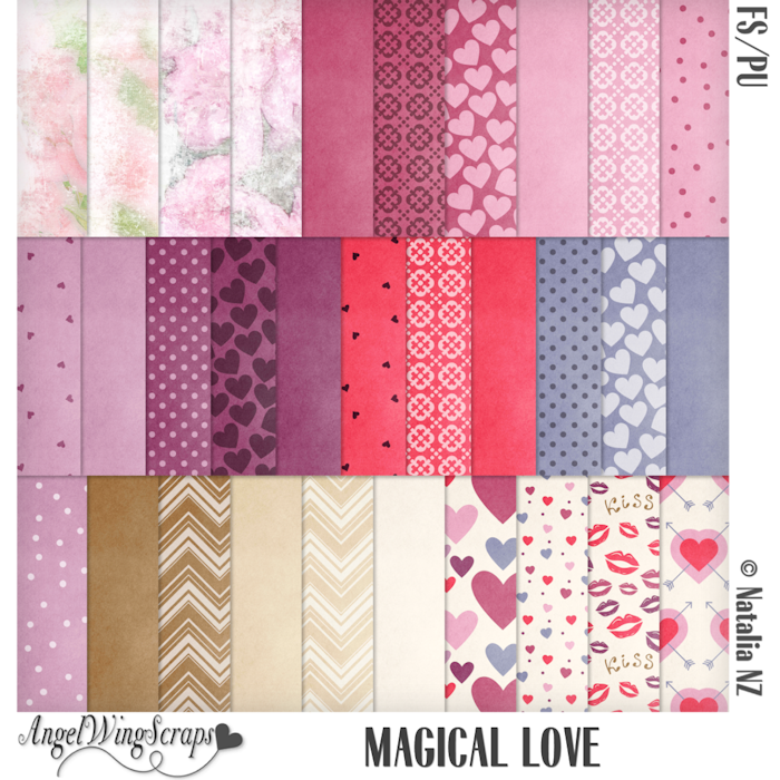 Magical Love Page Kit (FS/PU) - Click Image to Close