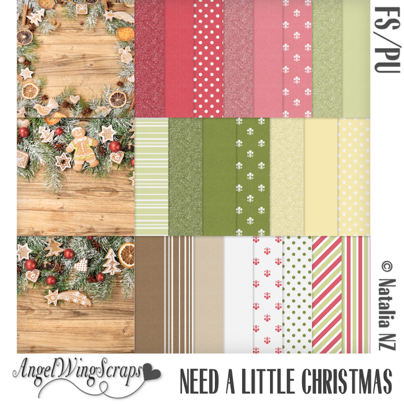Need a Little Christmas Page Kit (FS/PU) - Click Image to Close