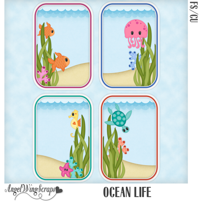 Ocean Life (FS/CU) - Click Image to Close